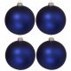  NAGY ÜVEG BAUBLES 12 cm SAPPHIRE MATTE egyedi dekoratív eredeti