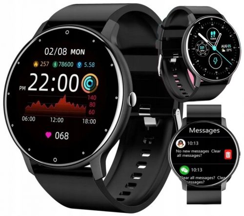  Gravity férfi karóra SMARTWATCH SMS POLISH MENÜ DIVATOS GRAVÍRÁS