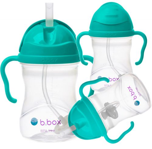  B.Box BB00509 kulacs szívószállal 240 ml narancs