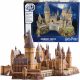  HARRY POTTER HOGWARTS PUZZLE 3D MODELL Roxfort VÁR 4D NAGY ÉPÍTÉS 48 CM