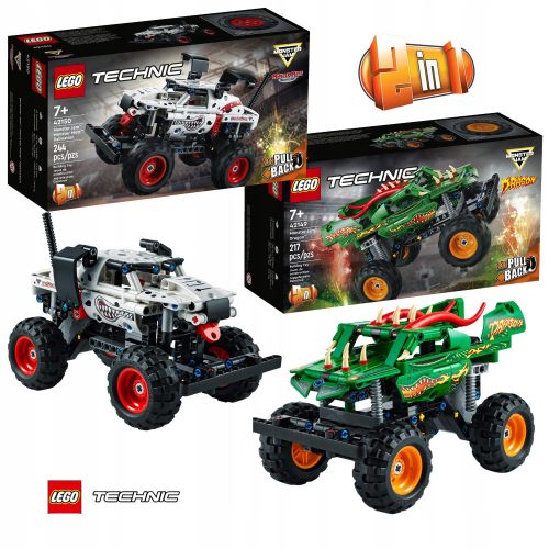  LEGO Technic Monster Jam Mutt dalmát 42150 + LEGO Technic Monster Jam Dragon 42149