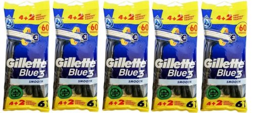  Gillette Blue 3 Smooth eldobható borotva 6 db.