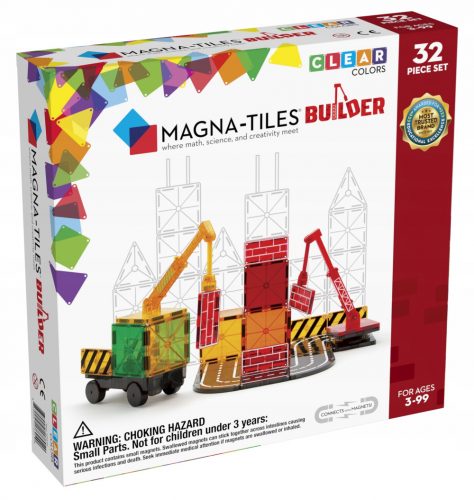  Magna-Tiles Builder mágneses blokkok 32 db.