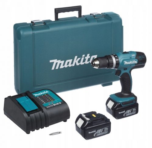  Makita csavarhúzó, akkumulátoros 18 V DHP453RFE