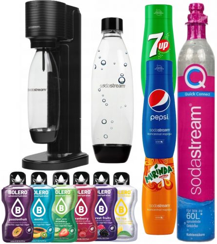  SODASTREAM SZÉNSES VÍZ TELÍTŐ SZÓDÁNAK KÉSZLET SZÉNAS VÍZHEZ