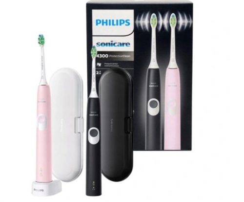 Philips Sonicare ProtectiveClean 4300 sonic fogkefe készlet 2 db.