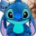  LILO ÉS STICH NAGY PLUSH MASCOT XXL CUDDLE BEAR BLUE BEAR