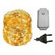  HOSE LIGHTS CHAIN WIRE mini LED 100db 10m 230V 6 világítási mód