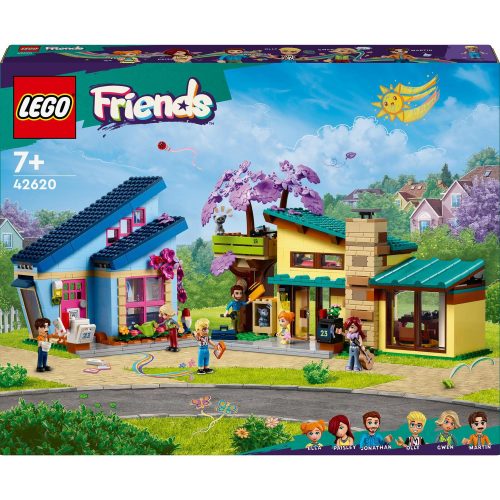  LEGO Friends 42620 Olly és Paisley családi otthona