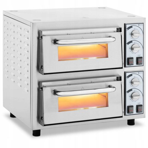 Piec do pizzy Royal Catering RCPO-4400-2PS 4400 W 53,5 cm x 53 cm