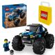 LEGO City 60402 kék Monster Truck + LEGO papír ajándéktáska közepes M 41x34x12 cm