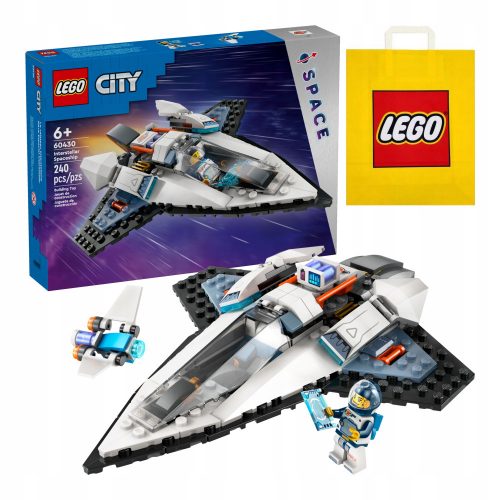  LEGO City 60430 csillagközi űrhajó + VP papírtáska LEGO 6315792 közepes