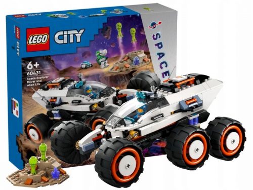  LEGO City 60431 Space Rover és az élet tanulmányozása az űrben