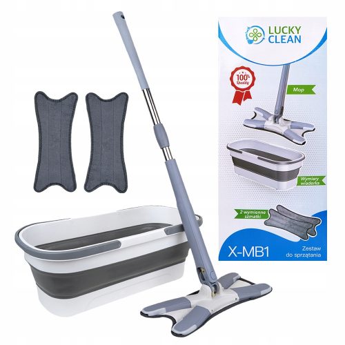 LuckyClean vödör és felmosó Lucky Clean X-MB1 tisztítókészlet 54 cm