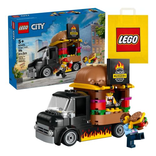  LEGO City 60404 hamburger teherautó + VP papírzacskó LEGO 6315792 közepes