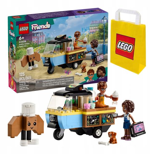  LEGO Friends 42606 Mobil tortatartó + LEGO 6315786 VP PAPÍRZSÁK SMALL S 24X18X8