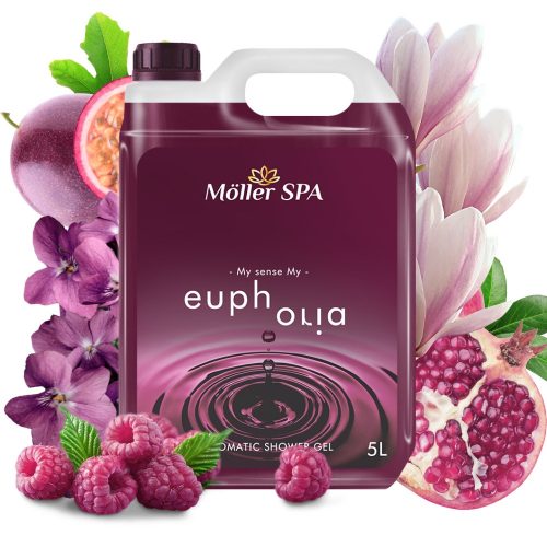  Möller SPA KRÉMES TUSHÍZGÉL EUPHORIA PARFUM ILLATTAL 5L TÁROLÁS