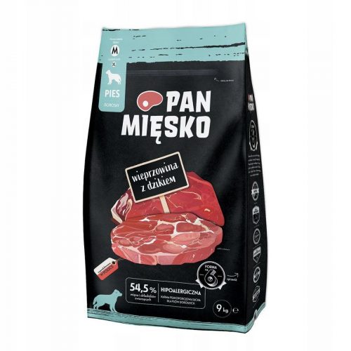  Pan Mięsko sertésszáraz étel 9 kg