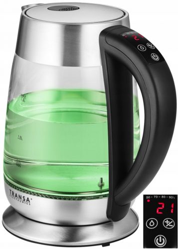  Transa Electronics BoiLed Glass elektromos vízforraló 2200 W 1,8 l átlátszó