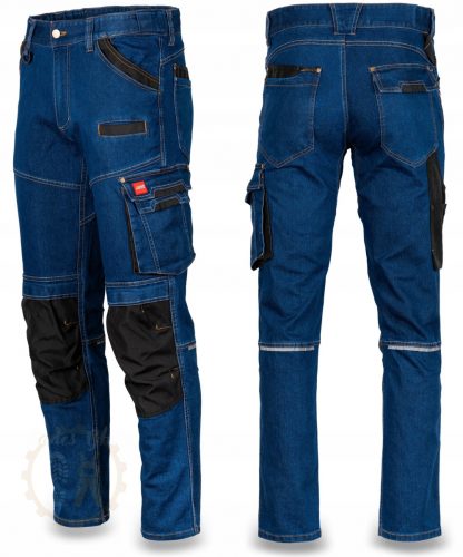 ART.MAS hosszú munkanadrág Jeans-blue01, XXL