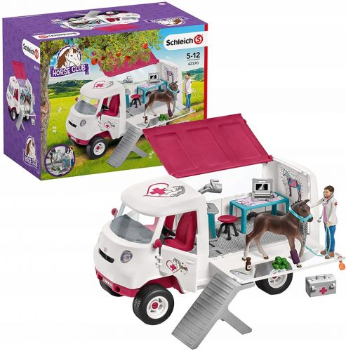  Schleich Mobil állatklinika csikóval 42370