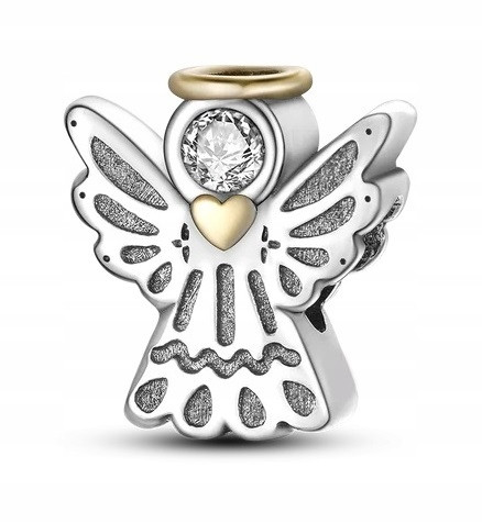  Charms ANGEL moduláris karkötőkhöz SILVER ANGEL C402