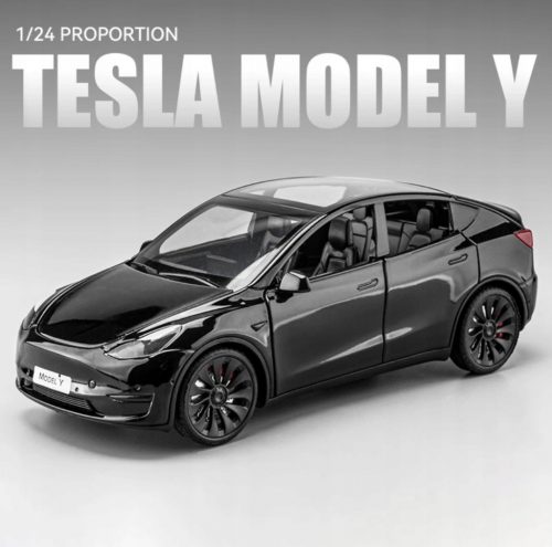  Tesla Model Y 1:24 nyitható ajtó LED könnyű fém