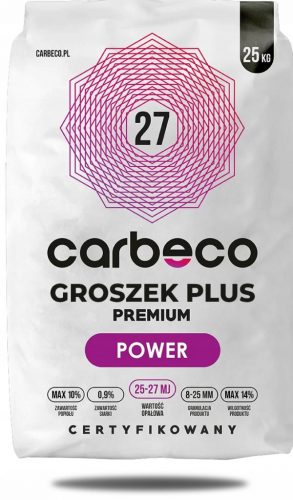  CARBECO PREMIUM szén - PEAS PLUS POWER 27 MJ - 1 tonna