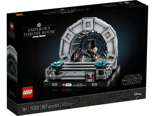  LEGO Star Wars 75352 Diorama: Császári trón terme