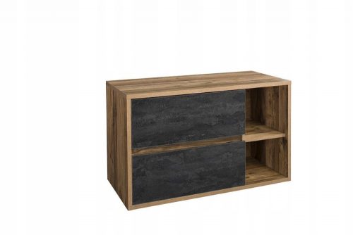  Comad Hampton Concrete 824 szekrény 100x60x46 cm barna-fekete