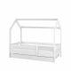  Gyerekágy HOME BABY BOO 180x80 + fiók + matrac SIMA FEHÉR