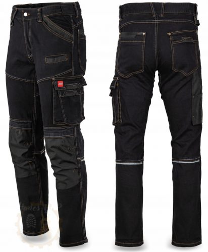 ART.MAS Jeans-black-02 hosszú munkanadrág, XXL