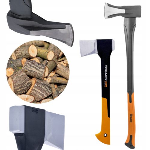 Fiskars fejsze 44,4 cm 1,1 kg + Bradas fejsze 80 cm 2 kg