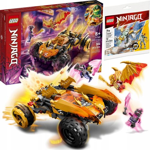  LEGO Ninjago Cole's Dragon Cruiser 71769 + LEGO Ninjago Ice Dragon 30649