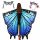  NŐI Butterfly Wing Cape Cosplay jelmez Rozsdamentes köpeny