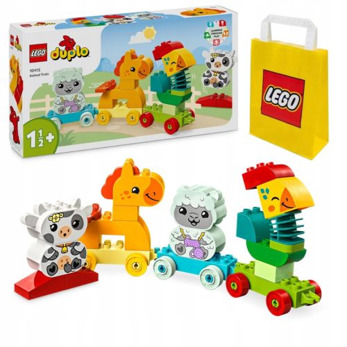  LEGO Duplo 10412 állatvonat + LEGO papírzacskó