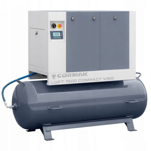 Cormak LUFT-1500-COMPACT-VSD-500 olajkompresszor 500 l 10 bar