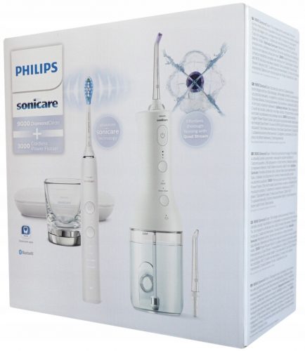  Philips Sonicare DiamondClean 9000 szett, fogkefe + irrigátor