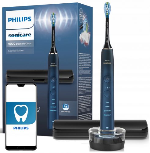  Philips Sonicare DiamondClean 9000 sonic fogkefe, sötétkék