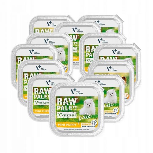  VetExpert Raw Paleo Pate Mini Puppy Pulyka 150g