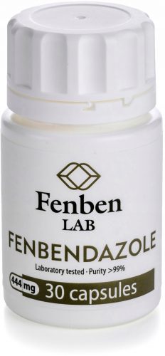 Fenbendazol 444mg Cz. >99% Fenben Lab 30 kap