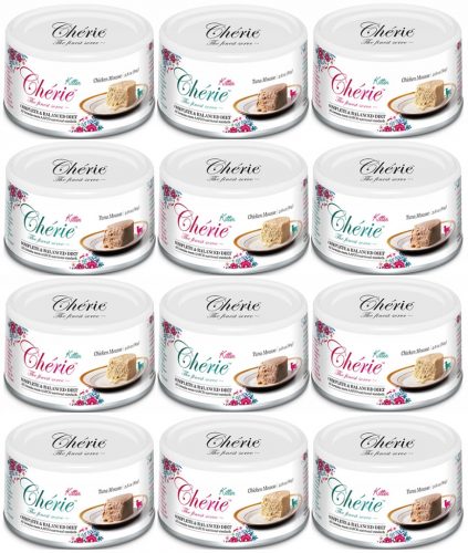  Cherie Kitten Mousse Chickem csirkehab cicáknak 80 g-os doboz