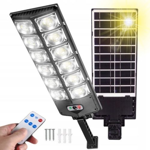  Utcai lámpa SOLAR STREET LAMP 1600 W 60000 lm napelemes