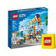  LEGO City 60363 fagylaltozó + VP LEGO papírzacskó közepes 41cmx34cmx11cm AJÁNDÉKTÁSKA