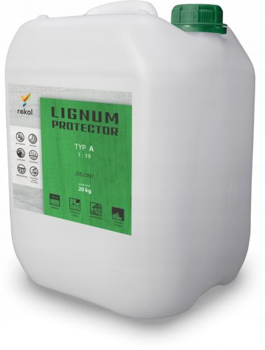 Lignum Protector A TÍPUS 20kg 1:19 Moshatatlan, tartós fa impregnálás