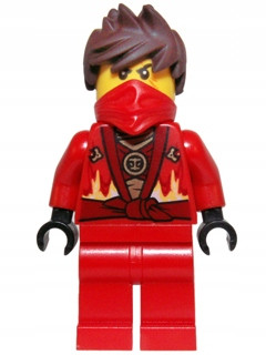  LEGO Ninjago figura: Kai - Techno köntös - Újraindított FIGURE + fegyver - njo091