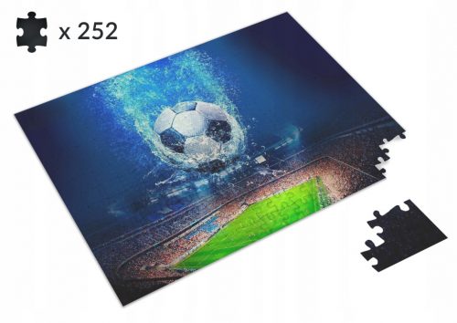 Labdarúgás PUZZLE Foci + NÉV INGYEN 252 db