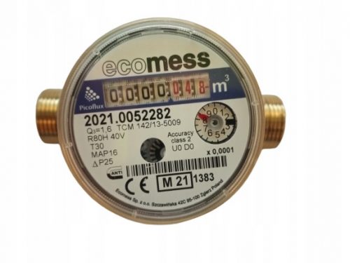 Ecomess M9021 vízóra 1/2" hidegvíz