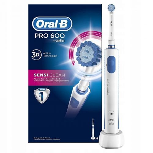  Oral-B PRO 600 3D WHITE BRAUN ORAL-B elektromos fogkefe 4210201077732