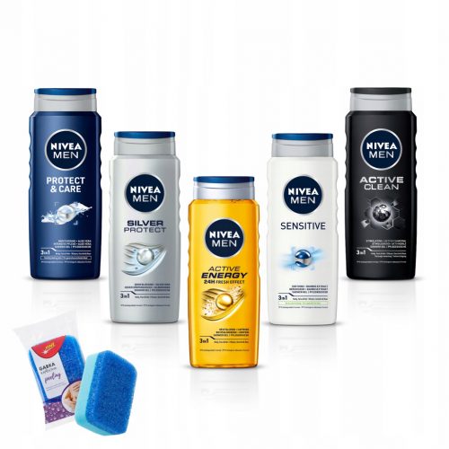  NIVEA Férfi tusfürdők 5*500ml SZETT